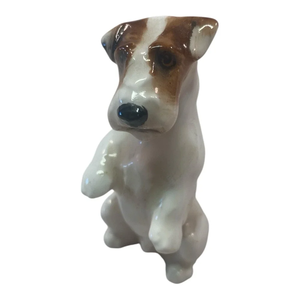 Vintage Royal Doulton Begging Sealyham Terrier Dog Mini Figurine K3 EUC